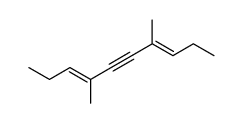4,7-dimethyl-deca-3,7-dien-5-yne结构式
