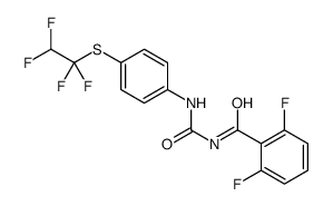 2,6-difluoro-N-[[4-(1,1,2,2-tetrafluoroethylsulfanyl)phenyl]carbamoyl]benzamide Structure