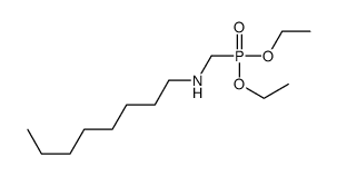 N-(diethoxyphosphorylmethyl)octan-1-amine Structure