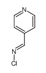 Pyridine, 4-(N-chloroformimidoyl)- (6CI)结构式