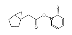 1-[2-(bicyclo[3.1.0]hexan-1-yl)acetoxy]-2(1H)-pyridinethione结构式