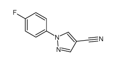 1-(4-fluorophenyl)pyrazole-4-carbonitrile picture