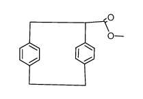 1-Methoxycarbonyl-(2,2)paracyclophan结构式