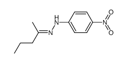 2-pentanone (p-nitrophenyl)hydrazone结构式