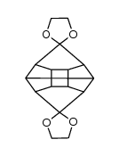 Hexacyclo[5.4.1.02,6.03,10.04,8.09,12]dodecane-5,11-dione Bis(ethylene acetal) Structure