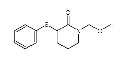 1-(methoxymethyl)-3-(phenylthio)piperidin-2-one Structure