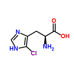 5-Chloro-L-histidine结构式