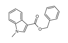 Benzyl 1-methyl-1H-indole-3-carboxylate structure