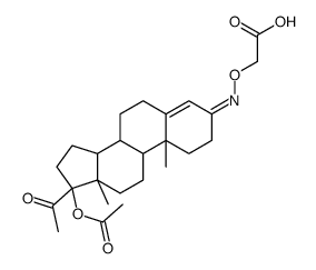 17A-HYDROXYPROGESTERONE 17-ACETATE-3-*O- CARBOXYMETH结构式