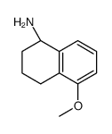 (1S)-5-甲氧基-1,2,3,4-四氢萘-1-基)胺结构式