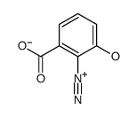 3-carboxy-2-diazoniophenolate结构式