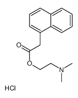 dimethyl-[2-(2-naphthalen-1-ylacetyl)oxyethyl]azanium,chloride结构式