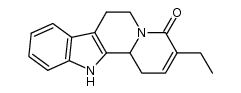 3-ethyl-1,4,6,7,12,12b-hexahydroindolo[2,3-a]quinolizin-4-one结构式