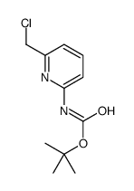6-氯甲基吡啶-2-基-氨基甲酸叔丁酯结构式
