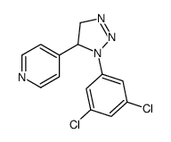 4-[3-(3,5-dichlorophenyl)-4,5-dihydrotriazol-4-yl]pyridine Structure