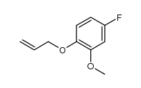 1-Fluoro-3-methoxy-4-[(2-propenyl)oxy]benzene结构式