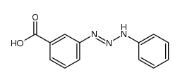 3-(3-phenyl-triazenyl)-benzoic acid Structure