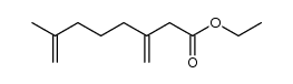 ethyl 7-methyl-3-methyleneoct-7-enoate结构式