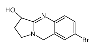 (3R)-7-bromo-1,2,3,9-tetrahydropyrrolo[2,1-b]quinazolin-3-ol结构式