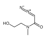 2-diazonio-1-[2-hydroxyethyl(methyl)amino]ethenolate Structure