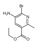 5-氨基-6-溴-2-甲基-3-吡啶甲酸乙酯结构式