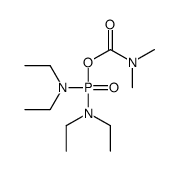bis(diethylamino)phosphoryl N,N-dimethylcarbamate结构式