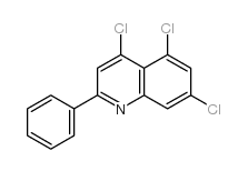 4,5,7-Trichloro-2-phenylquinoline结构式