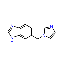 1H-Benzimidazole,5-(1H-imidazol-1-ylmethyl)-(9CI) structure