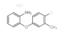 2-(4-CHLORO-3-METHYLPHENOXY)ANILINE结构式