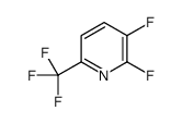 2,3-Difluoro-6-(trifluoromethyl)pyridine Structure