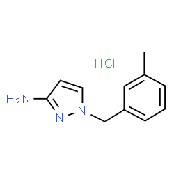 1-(3-METHYL-BENZYL)-1H-PYRAZOL-3-YLAMINE HYDROCHLORIDE Structure