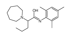 2-(azepan-1-yl)-N-(2,4,6-trimethylphenyl)pentanamide结构式