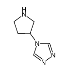 4-(pyrrolidin-3-yl)-4H-1,2,4-triazole Structure