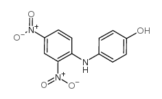 Phenol,4-[(2,4-dinitrophenyl)amino]- Structure