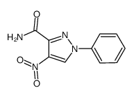 4-nitro-2-phenylpyrazole-5-carboxamide Structure