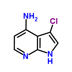 4-Amino-3-chloro-7-azaindole结构式