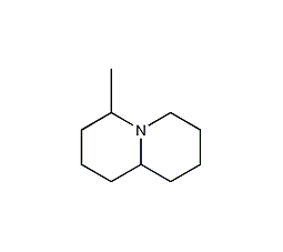 Octahydro-4-methyl-2H-quinolizine Structure