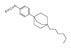 1-HEXYL-4-(4-ISOTHIOCYANATOPHENYL)-BICYC LO(2.2.2)OCTANE Structure