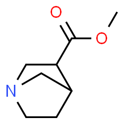 1-Azabicyclo[2.2.1]heptane-3-carboxylic acid, Methyl ester Structure