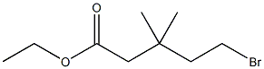 Ethyl 5-bromo-3,3-dimethylpentanoate Structure