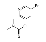 O-5-Bromopyridin-3-yl dimethylcarbamothioate Structure