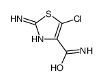 2-amino-5-chloro-1,3-thiazole-4-carboxamide Structure