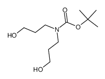 tert-butyl bis-(3-hydroxypropyl)carbamate结构式