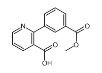 2-(3-methoxycarbonylphenyl)pyridine-3-carboxylic acid结构式