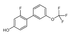 3-fluoro-4-[3-(trifluoromethoxy)phenyl]phenol结构式