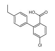 4-chloro-2-(4-ethylphenyl)benzoic acid结构式