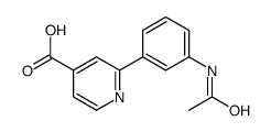 2-(3-acetamidophenyl)pyridine-4-carboxylic acid Structure