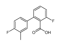 2-fluoro-6-(4-fluoro-3-methylphenyl)benzoic acid Structure