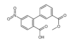 2-(3-methoxycarbonylphenyl)-4-nitrobenzoic acid结构式