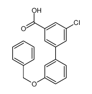 3-chloro-5-(3-phenylmethoxyphenyl)benzoic acid结构式